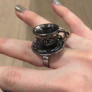 ModCloth adorable tea cup ring